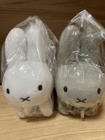 미피 세키구치 토끼 블루나 그레이 화이트 봉제 인형 레어
