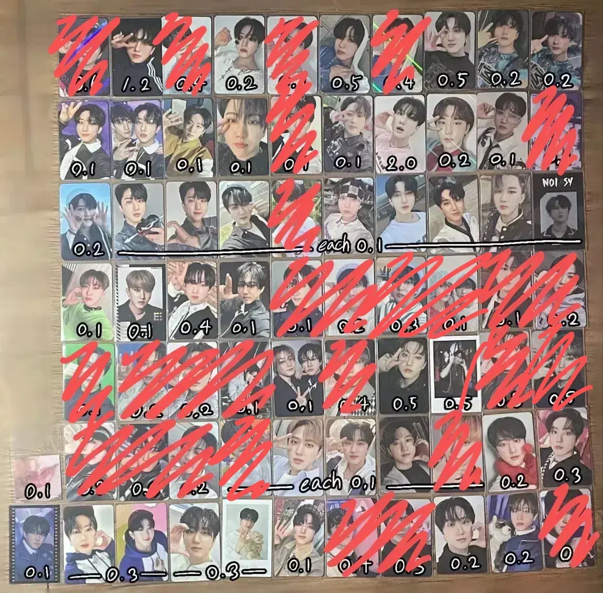 스키즈 방찬 리노 창빈 현진 한 승민 필릭스 아이엔 특전 미공포 포카