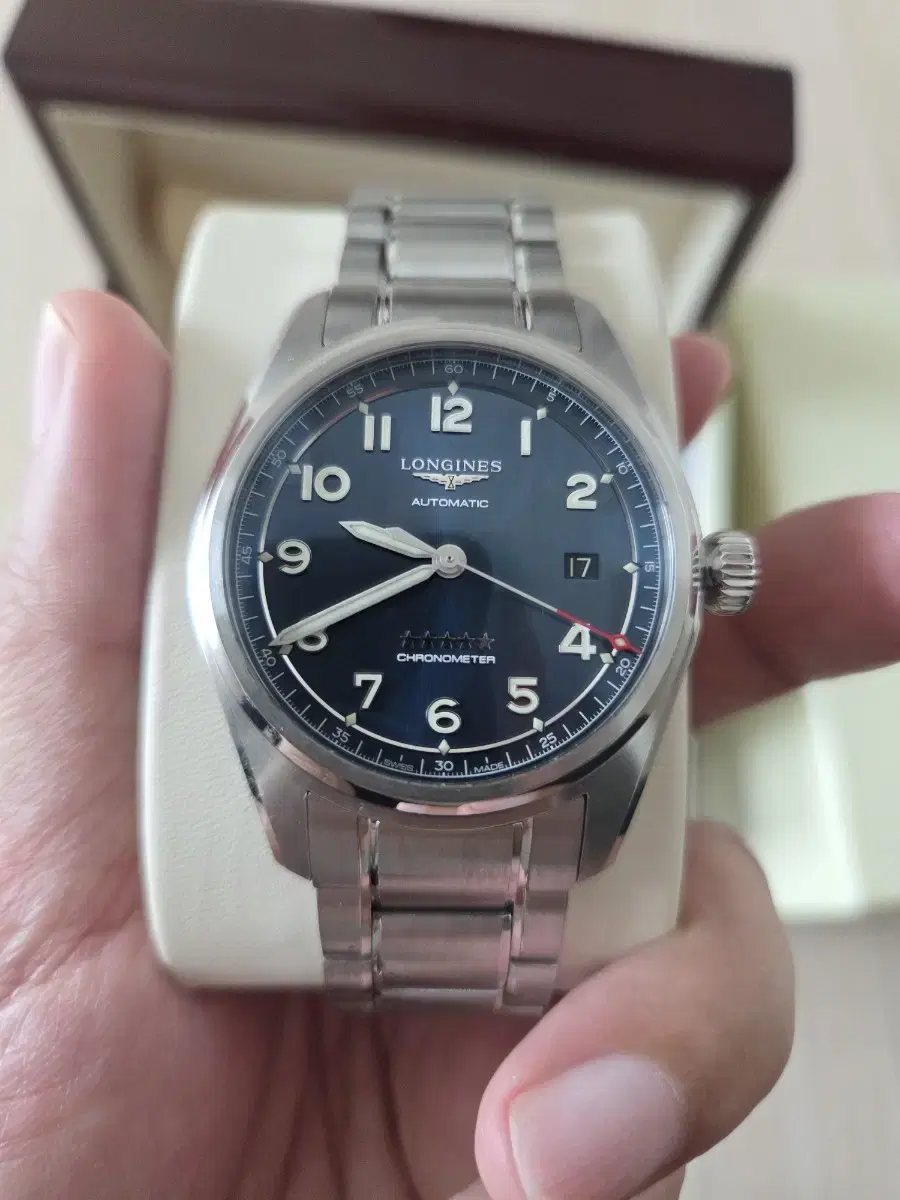 Selling Longines Spirit blue dial.