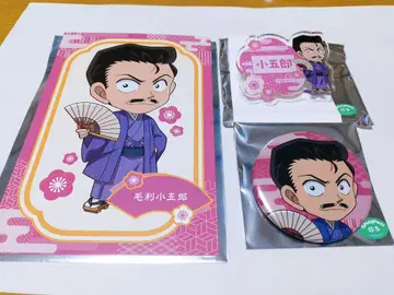 명탐정 코난 이름 배지 미니 캐릭터 엽서 캔뱃지 유명한(모리 코고로)