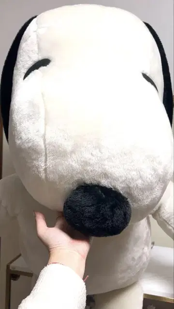 스누피 초 특대형 빅 봉제 인형 레어 귀중품 택 포함 레트로