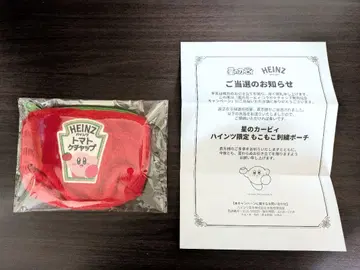 별의 커비 하인즈 한정판 모코모코 자수 파우치