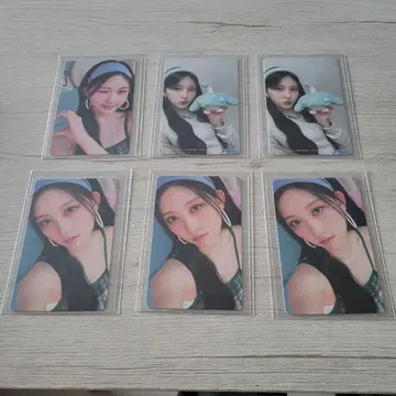 가울 트레이딩 카드 6장 세트 IVE