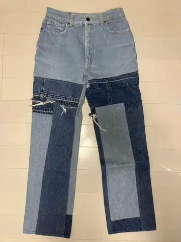 HIPGEAR 패치워크 데님 팬츠