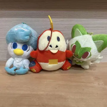 포켓몬 센터 한정판 봉제 인형 마스코트 포켓몬 인형 3종 세트