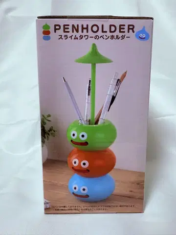무료배송 익명 배송 드래곤 퀘스트 슬라임 타워 펜 홀더