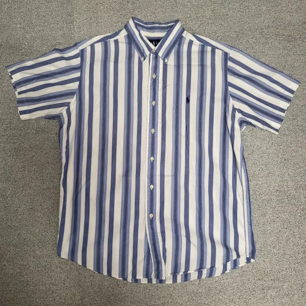 Polo 폴로 랄프로렌 스트라이프 반팔 셔츠 XL