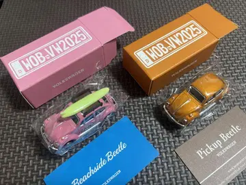 모로조프 비틀 2025 미니카 핑크 오렌지 2대 VW beetle