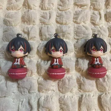 카라피치 유안군 마카롱 키링 3개 세트