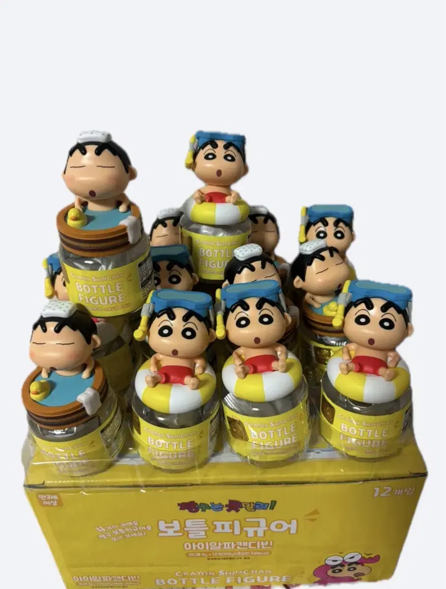 [Sealed New Product] Shinchan Bottle Figure iR Alpha Candy Bean 14 in bulk