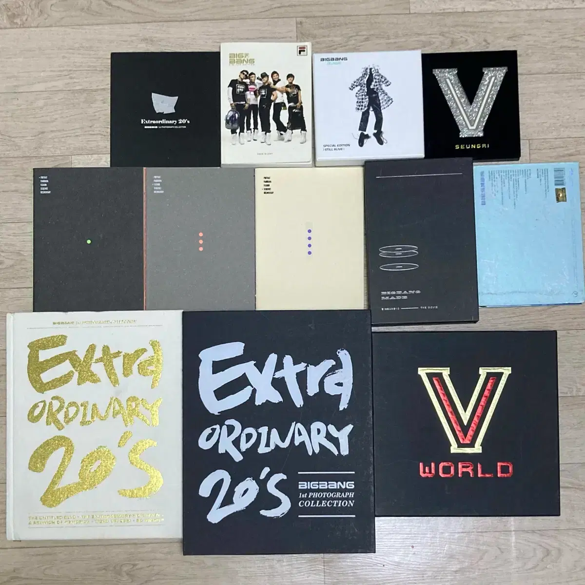 Bigbang album/photobook G-dragon Coup d'Etat, Alive, One of a Kind