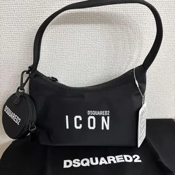 DSQUARED2 아이콘 로고 나일론 미니 호보 백
