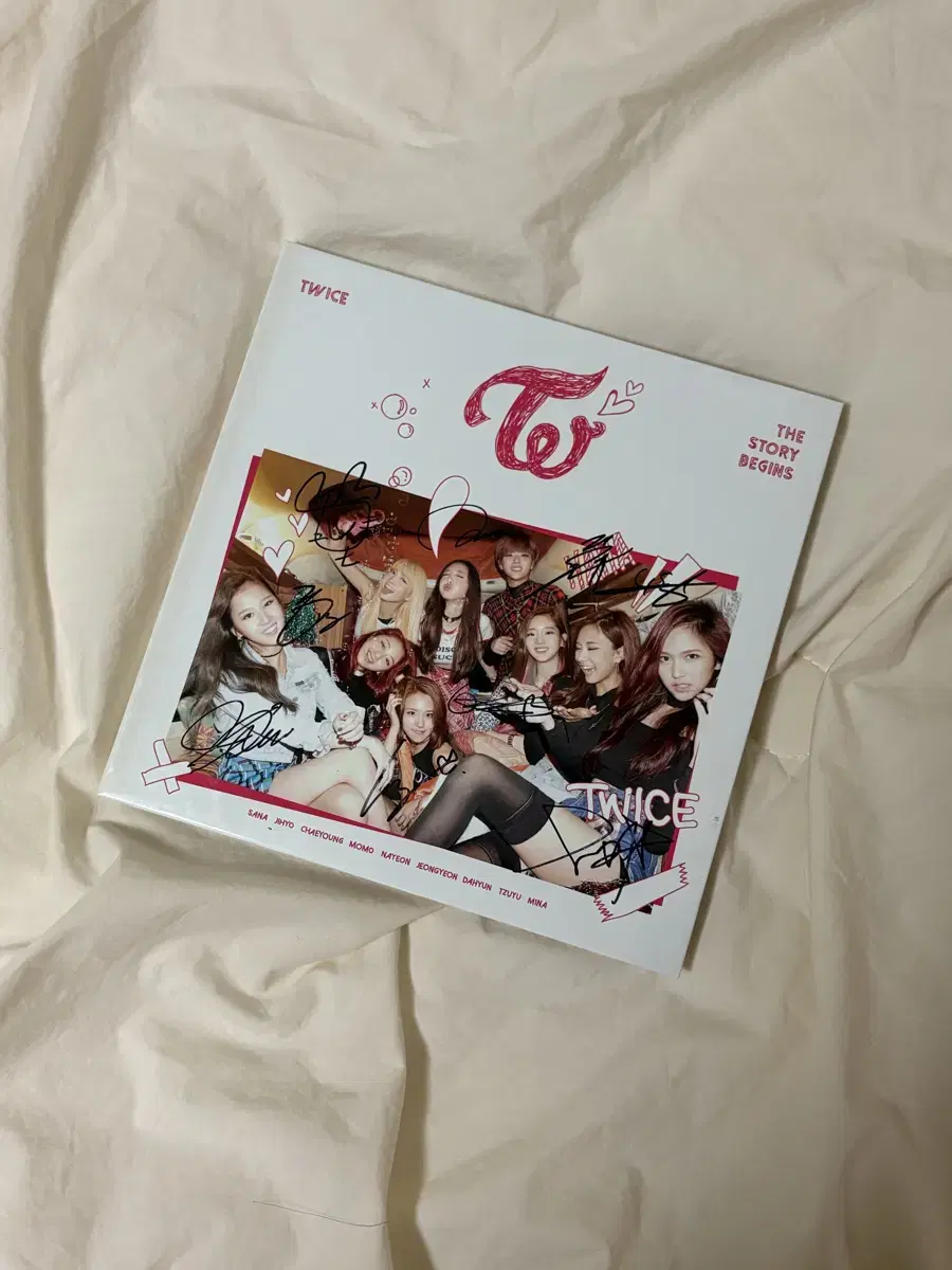 트와이스 친필싸인 앨범