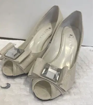 다이애나 리본 오픈토 펌프스 23.5cm