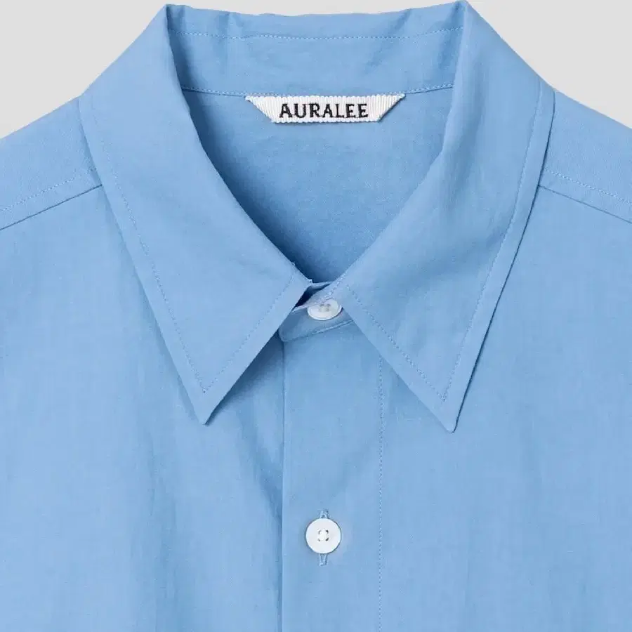 AURALEE | 오라리 25SS Auralee WASHED FINX Twill Big Shirt Blue 