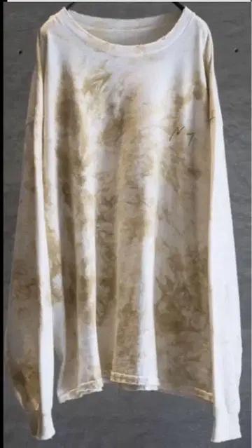 ANCELLM 안셀름 MARBLING LS T-SHIRT 티셔츠