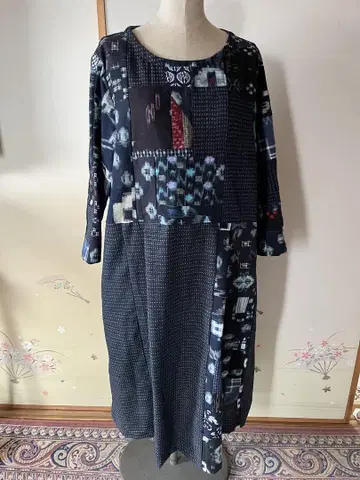 가스리 다양한 패치워크 원피스