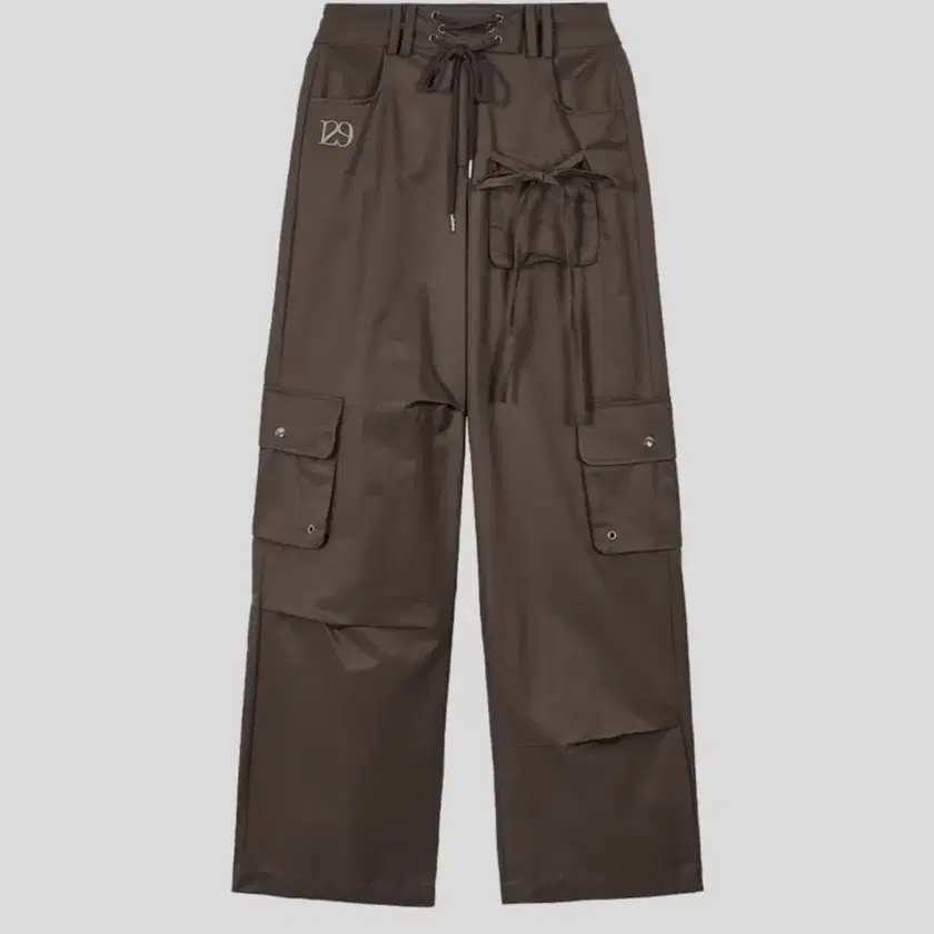 New product) Illy String Cargo Banding Pants Brown on