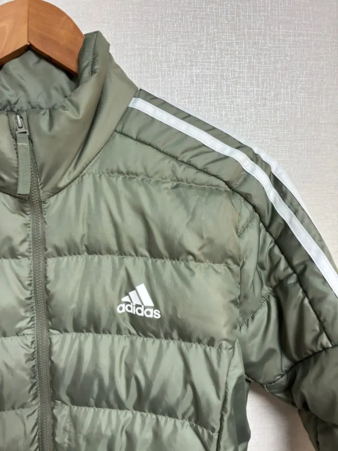 Vintage Adidas Lightweight Padded Jacket Green M