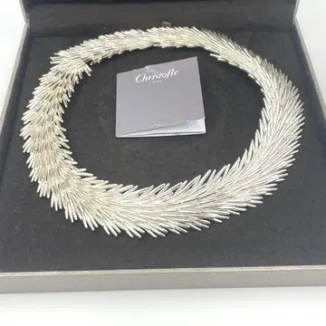 Christofle 스털링 실버 목걸이 Palmaceae 레어