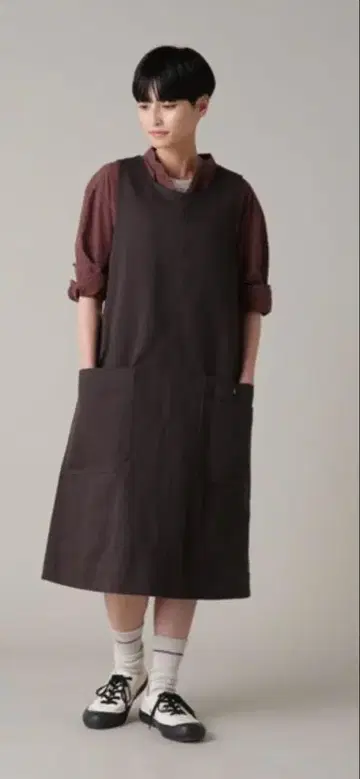 MHL. 마가렛 호웰 종이 택 포함 점퍼 스커트 원피스