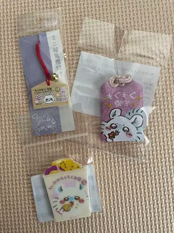 치이카와 모구모구 본포 모몽가 부적 미니 에마 네츠케 아크릴 마그넷