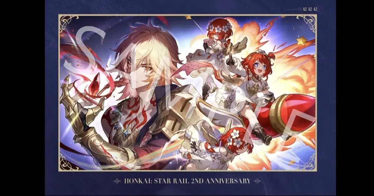 Honkai: Star Rail The Pioneers' Tasks My Dea D'Trivi Postcard