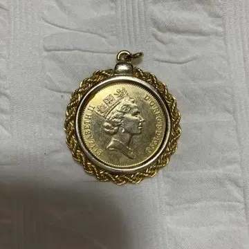 엘리자베스 여왕 2세 TWO PENCE 코인 목걸이