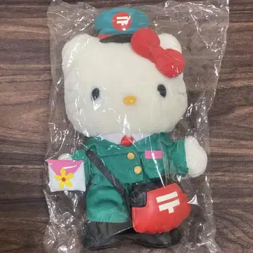 레어 우체국 키티 봉제 인형 편지 레트로