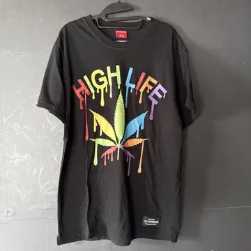 HIGH LIFE 마리화나 디자인 티셔츠
