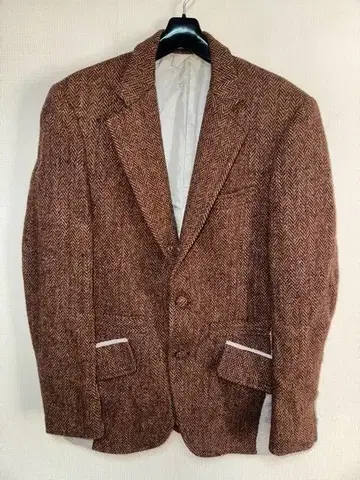 해리스 트위드 Harris Tweed 테일러드 자켓 USA제 헤링본