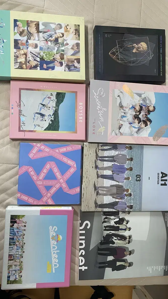 세븐틴 앨범 8권 싸게 팝니다!