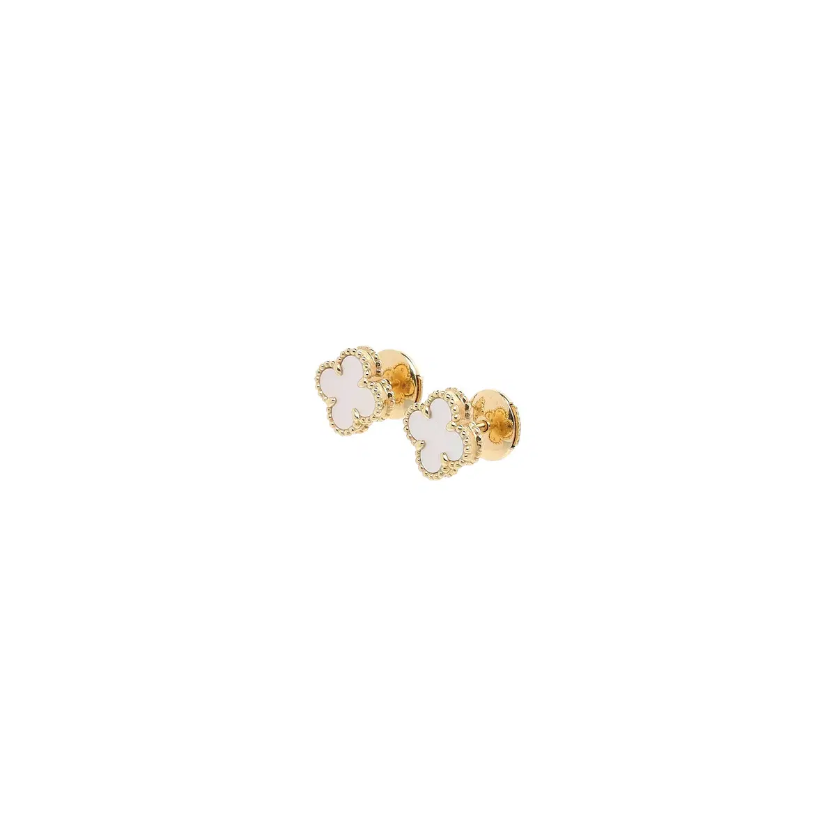 Van Cleef VCARA44800 Sweet Alhambra Mother-of-Pearl Yellow Gold