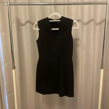 Alexander McQueen 블랙 미니 드레스