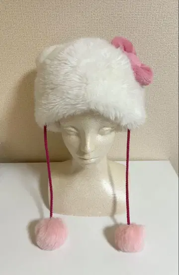유니버셜 키티 퍼 모자 모자 고양이