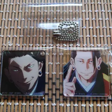 주술회전 0 최강 점프 게토 스구루 명장면 아크릴 참 가챠