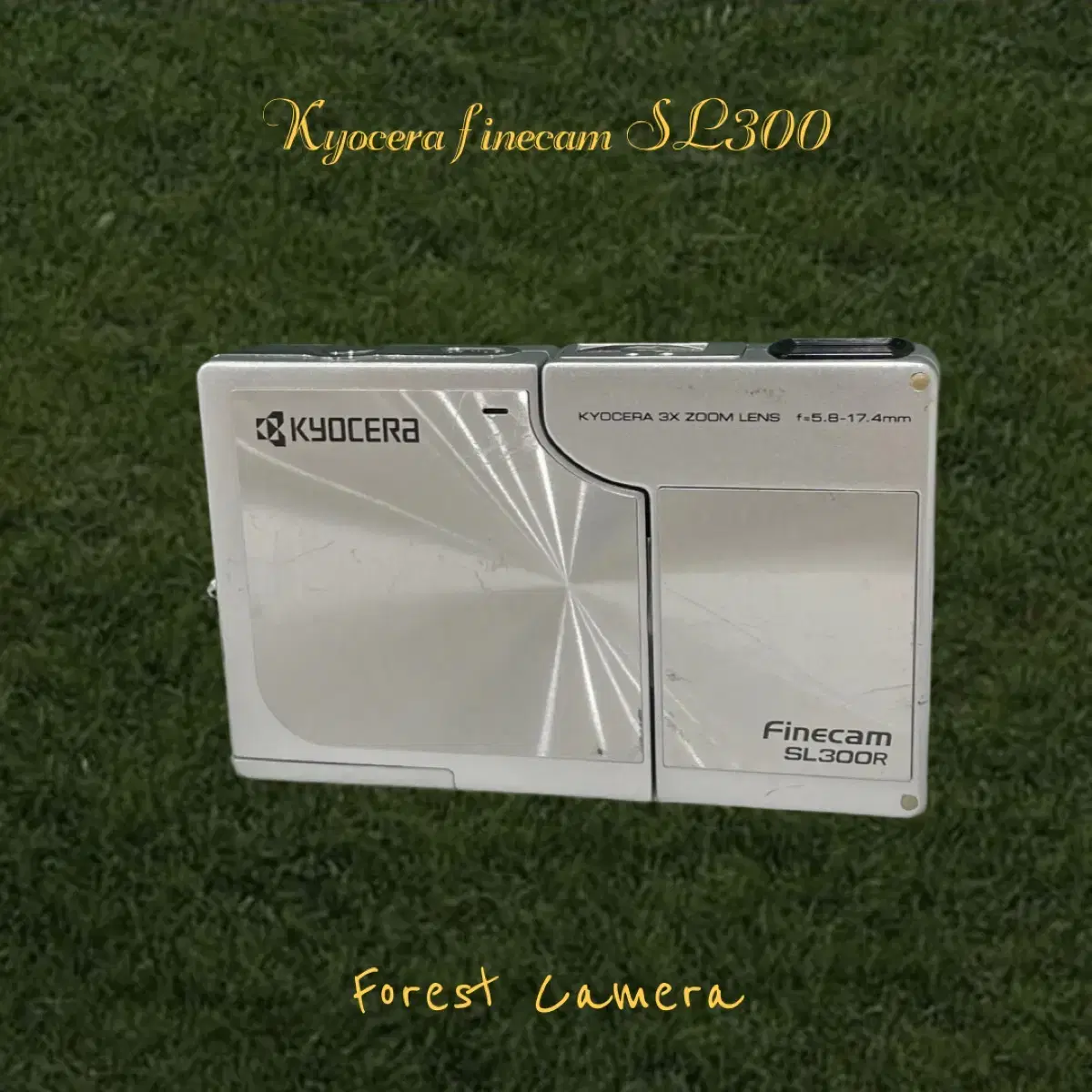(셀카/희귀) 교세라 finecam sl400r 디지털카메라
