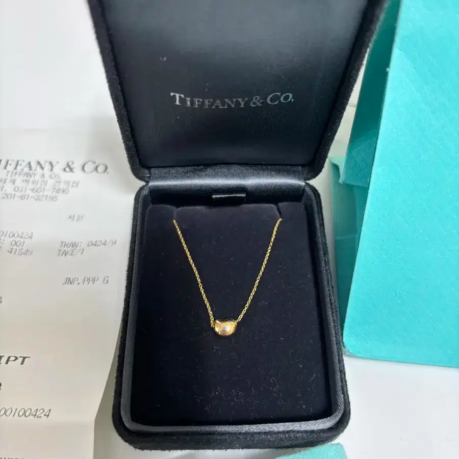 티파니 앤 코 엘사퍼레티 빈 6.5mm 18K 목걸이