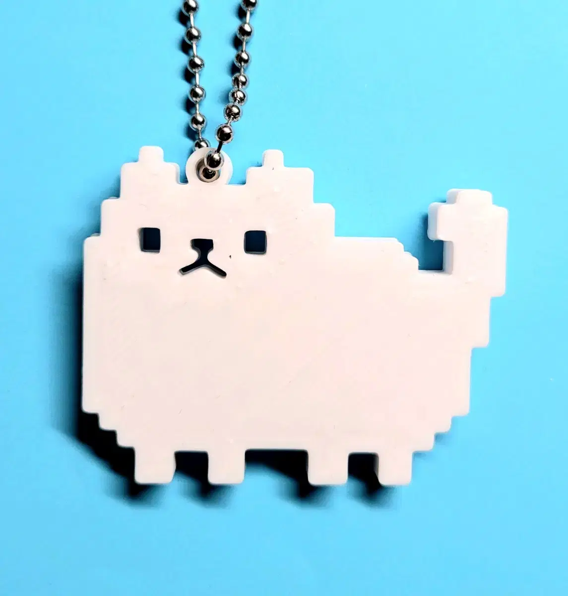 Cat 8-bit Keyring Keychain