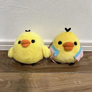 리락쿠마 happy 축제 의상 마스코트 키체인 키이로이토리 봉제 인형