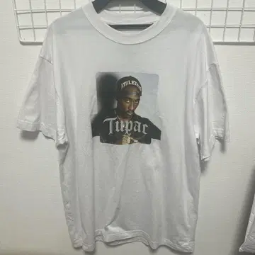 XLARGE 엑스라지 2pac 2팩 프린트 티셔츠 화이트