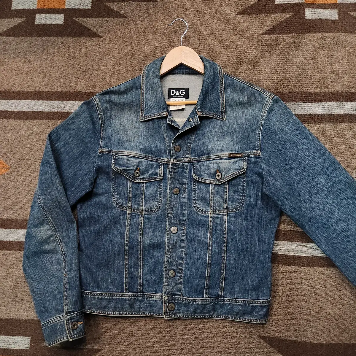 Dolce&gabbana Men's Denim Trucker Jacket L