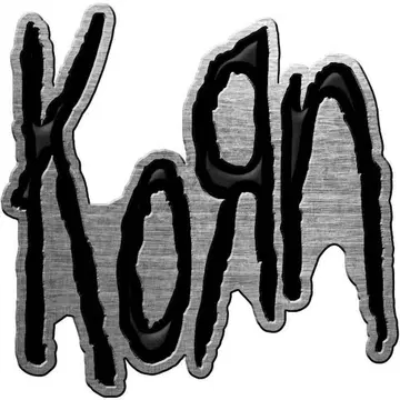 KORN 메탈 핀 배지 미사용 새상품