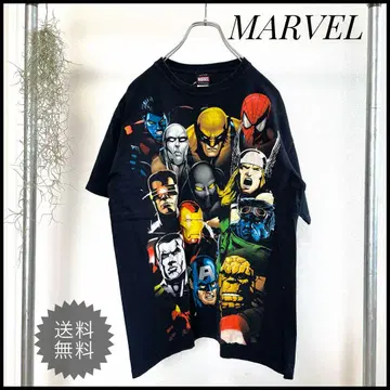 00s 마블 티셔츠 어벤져스 풀 프린트 멕시코제