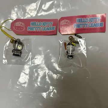 산리오 헬로 키티 한신 타이거즈 프리티 리그 네즈케 스트랩 레어