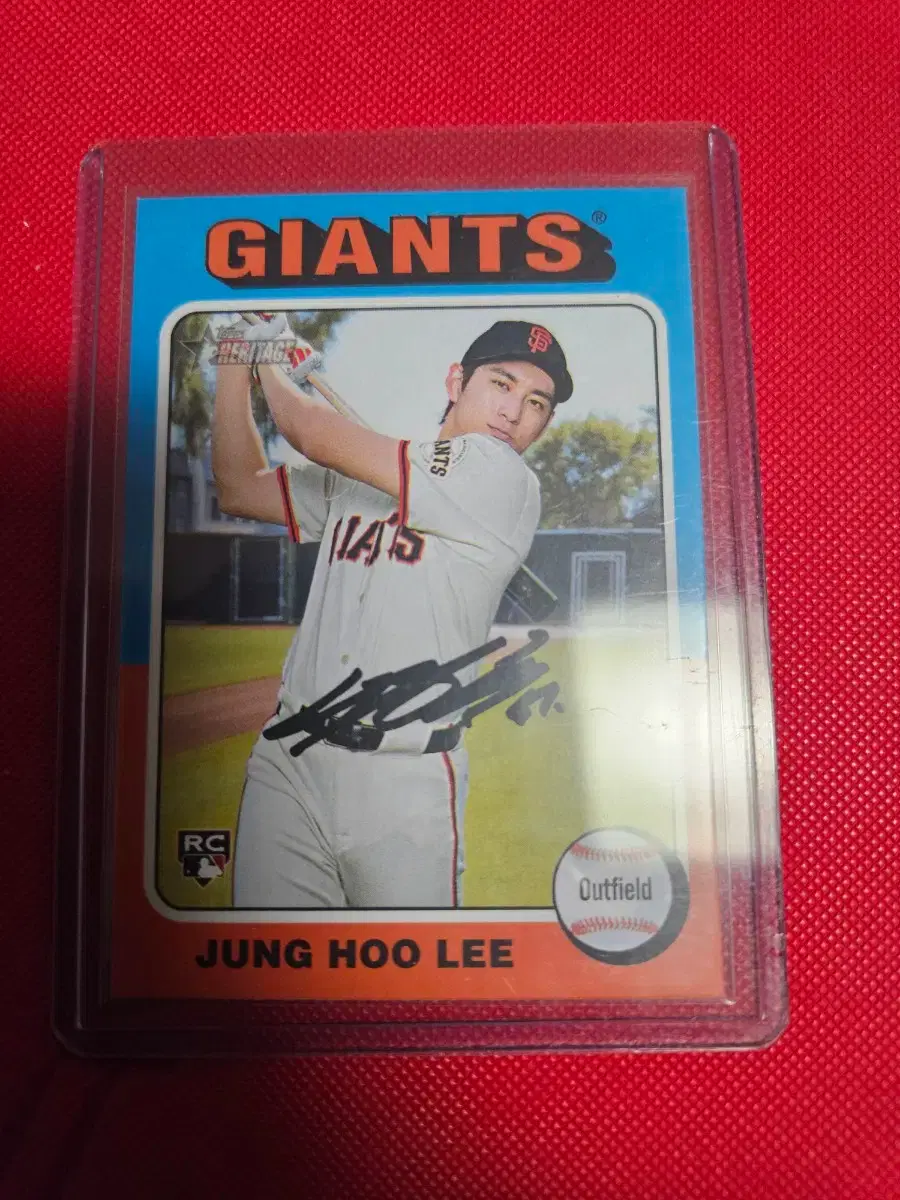 이정후 2024 Topps Heritage 하이넘버 인쇄 사인 루키