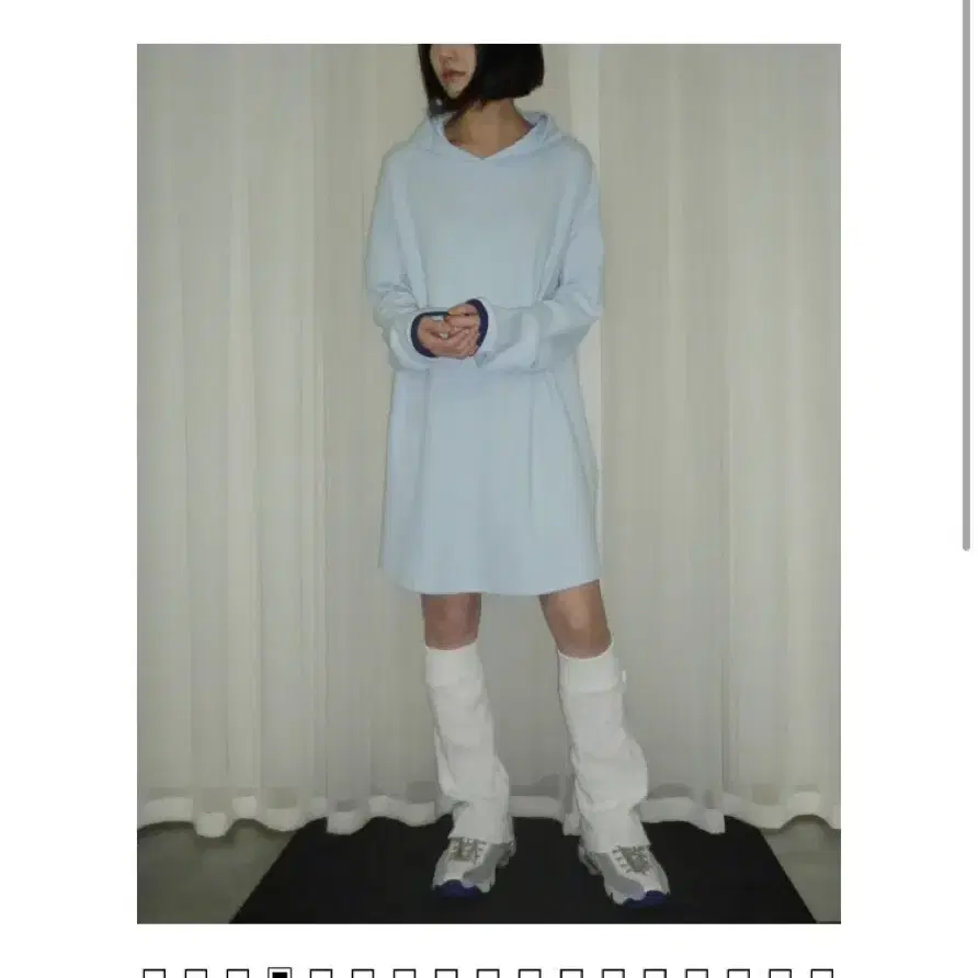 【JICHOI COMFORT】24-005 RIBBED HOODIE (BLACK) Jichoi Comfort 24-005 Fleece Zip-Up + Skirt on Bunjang