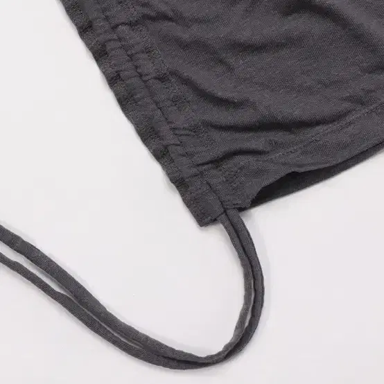 Badblood Second Skin Hooded Mini Dress - Charcoal #배드 Badblood Second Skin Hooded Mini Dress - Charcoal #배드