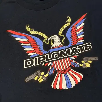 디플로매츠 티셔츠 사이즈 L DIPLOMATS 네이비 새상품급