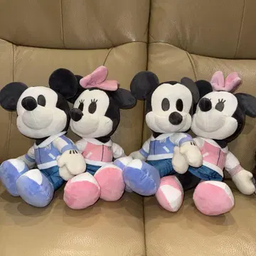 디즈니 미키 미니 쵸모사 데코코레 커플 봉제 인형 2개 세트